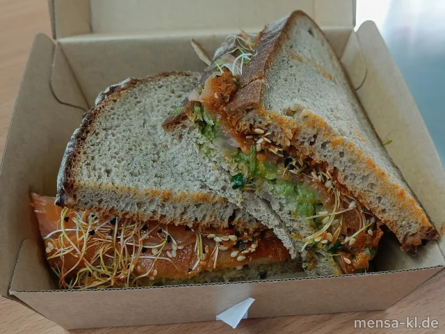 Lachs auf Humus Stulle (Fi,Gl,Nu,Se)