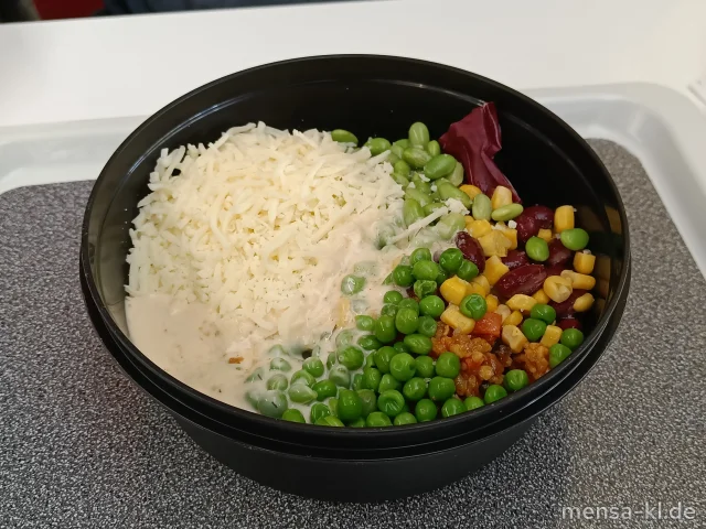 Sombrero - Bulgursalat, Kidneybohnen, Mais, Edamame, Käse &amp; American Dressing (1,4,5,Gl,La,Sw,So,G)