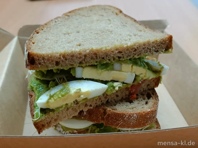 Guacamole-Eier Stulle (Gl,Ei)