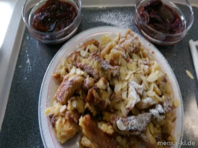 Kaiserschmarrn (2,Gl,Nu,Ei,La,A,V), Zwetschgenröster (3,La,V)