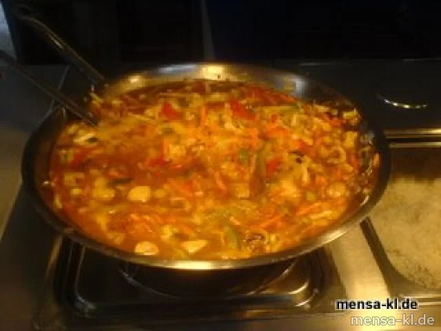 Chinesisches Gemüse "Peking Plum" (9) mit Putenfleisch, Basmati-Duftreis