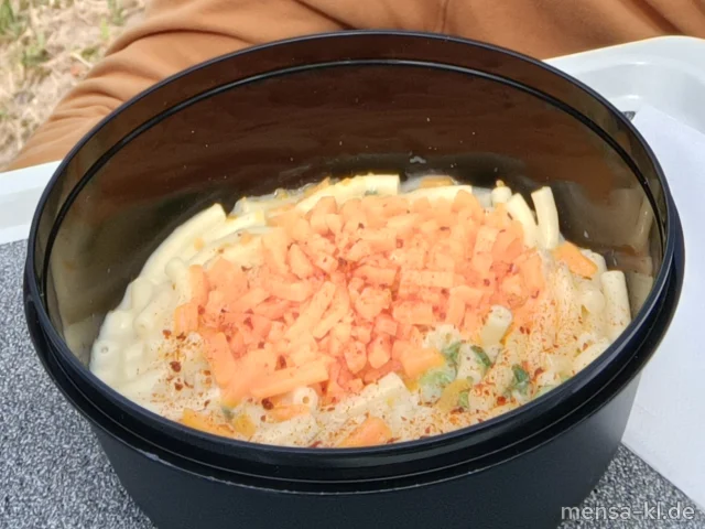 Mac and Cheese &quot;Deluxe&quot; (1,Gl,La,Sl,So) ⏰ Abendmensa von 16:00 bis 18:00 Uhr