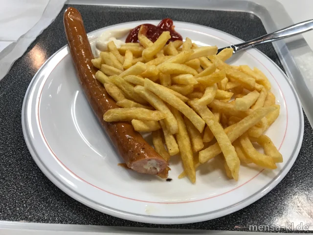 Käsegriller (1,2,8,La,R,S) mit Pommes frites
