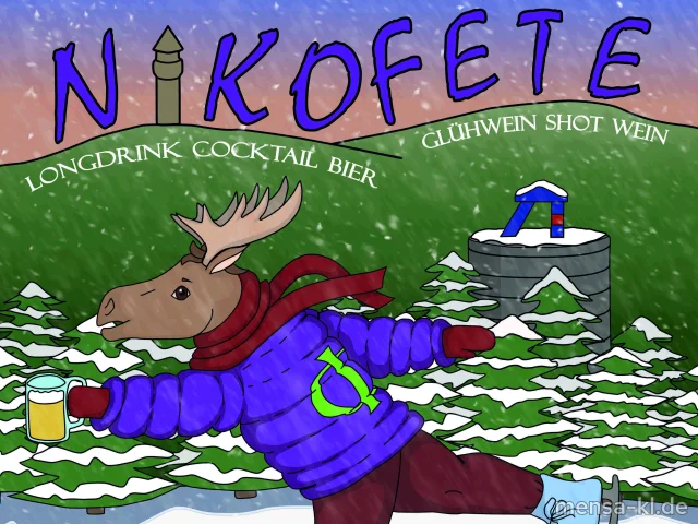 Nikofete am 5. Dezember, Abendkasse ab 21 Uhr, Foyer 46. Kein Vorverkauf. Zwei Stages, vier DJs. <a href="https://nikofete.de">Details auf nikofete.de</a>.