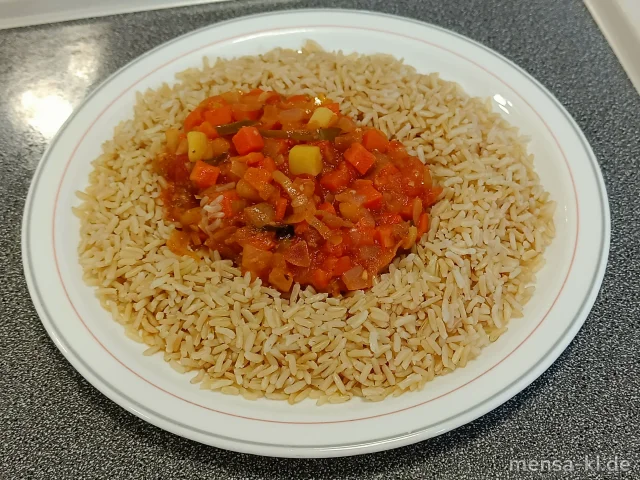 Gemüse Jambalaya (Sl) mit Vollkornreis