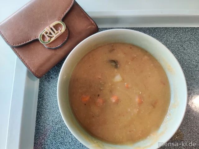 Kartoffel-Gemüse-Eintopf (Gl,Sl), dazu eine Scheibe Bauernbrot (Gl)