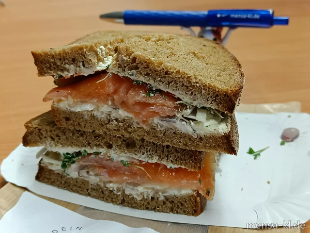 Räucherlachs Frischkäse Stulle (Fi,Gl,La)