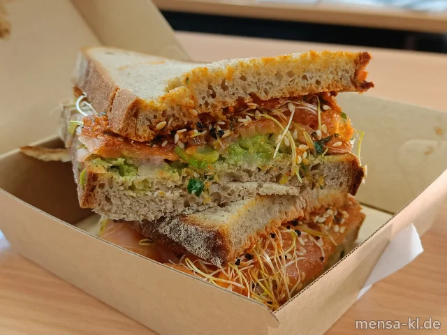 Lachs auf Humus Stulle (Fi,Gl,Nu,Se)