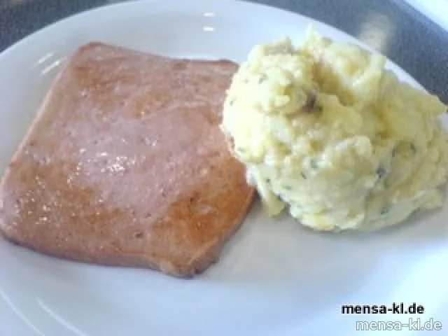 Back-Leberkäse (S/R/2/3/4) mit Speck-Kartoffelsalat (S)