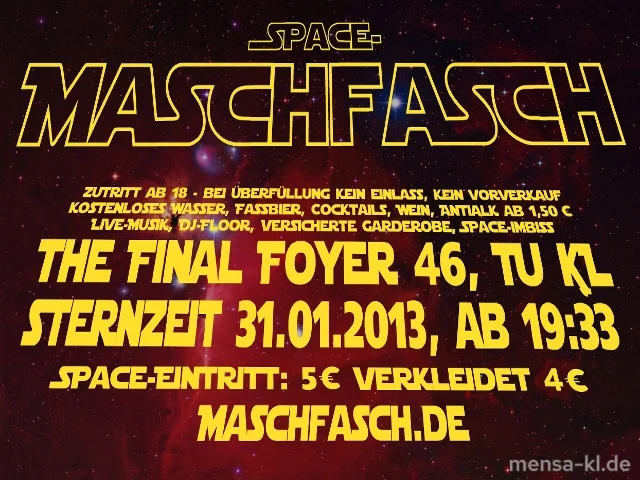 Auf der MaschFasch: Space-Wurst mit Space-Gerstensaft