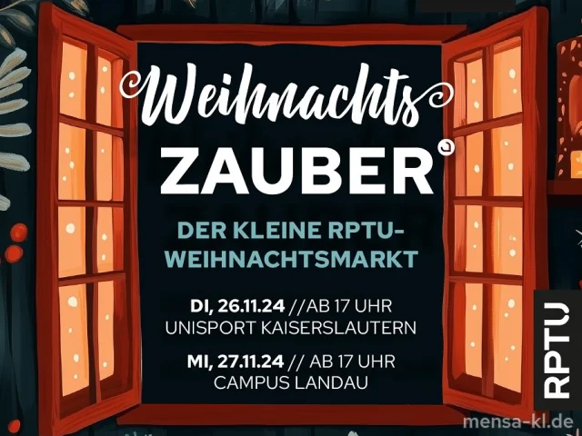Heute, ab 17 Uhr, findet der RPTU-Weihnachtsmarkt in Kaiserslautern beim Unisport statt. Details bei <a href="https://www.instagram.com/unisportkl/p/DCCkQc9t9cw">@unisportkl</a>