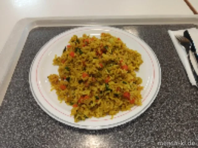 Vollkornreispfanne mit Herbstgemüse und Cashewkerne (Gl,Nu,Sf,Se,So)