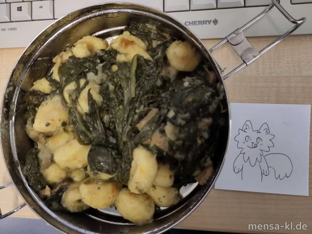Gnocchi mit Spinat &amp; Champignons (Gl)